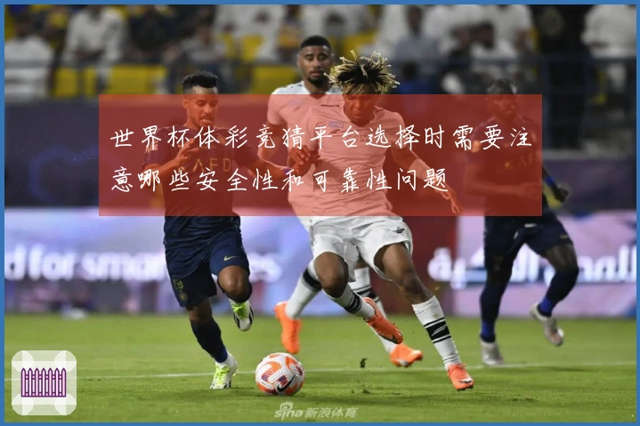 世界杯体彩竞猜平台选择时需要注意哪些安全性和可靠性问题